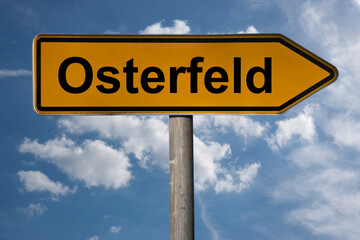 Obraz premium Wegweiser Osterfeld