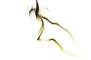 Fond texture abstrait fumée colorée sur fond blanc	