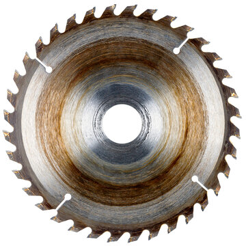 Old circular saw blade