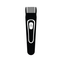 Trimmer icon. Hair clipper simple icon on white background