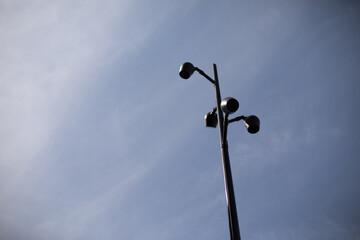 5g antenna, a street lighting pole