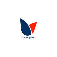 Abstract logo design perfect for icon media social, brand & company