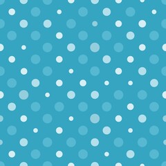 Blue polka dots