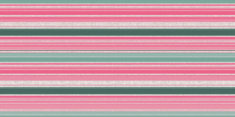Artistic fabric texture seamless striped design patterns with colorful horizontal parallel stripes in background. Print for interior design and fabric wallpaper, website, wrapping, bed linen, 