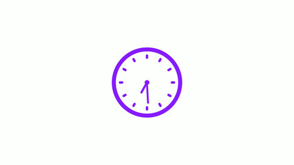 Amazing purple clock icon,New clock icon,counting down clock icon
