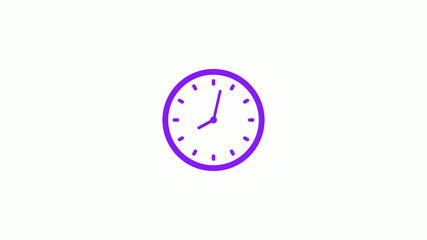 Amazing purple clock icon,New clock icon,counting down clock icon