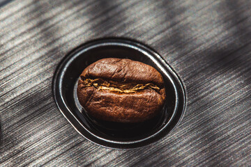 delicious aromatic coffee beans and ground