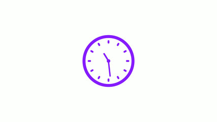 Amazing purple clock icon,New clock icon,counting down clock icon