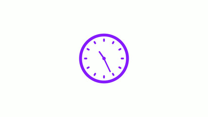 Amazing purple clock icon,New clock icon,counting down clock icon