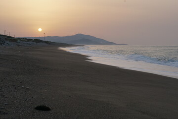愛知県　伊良湖　岬　恋路　浜　伊良湖岬　 恋路が浜
