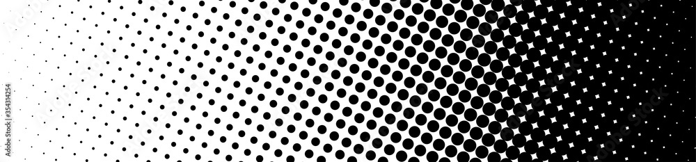 Poster dots background. halftone dots seamless pattern. polka dot pattern. vector illustration