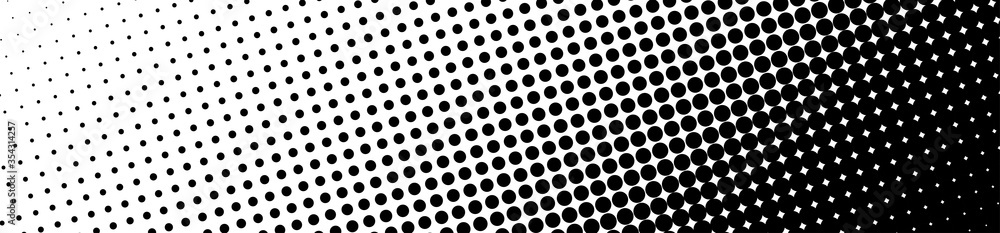 Poster dots background. halftone dots seamless pattern. polka dot pattern. vector illustration