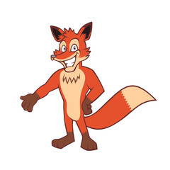 Obraz premium Cute fox cartoon. 