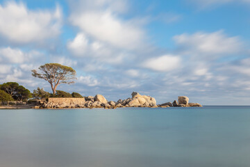 Palombaggia-strand op Corsica