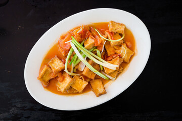 Vietnamese tofu in tomato sauce