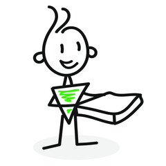 The concept of online delivery of goods to your home and office. Pizza delivery.  Doodle.  Vector illustration