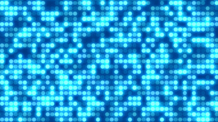 Dot  white blue pattern screen led light gradient texture background. Abstract  technology big data digital background. 3d rendering.