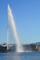 Jet d'eau Lac Léman Genève Suisse