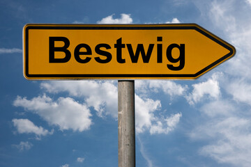 Obraz premium Wegweiser Bestwig