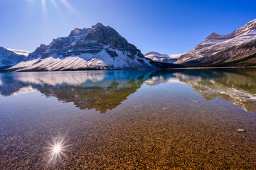 Bow Lake, Jasper Alberta Kanada travel destination