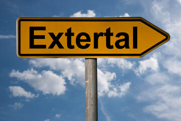 Obraz premium Wegweiser Extertal