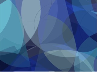 Beautiful of Colorful Art Blue, Abstract Modern Shape. Image for Background or Wallpaper