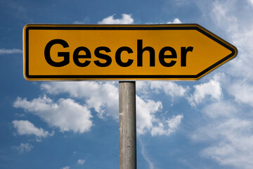 Obraz premium Wegweiser Gescher