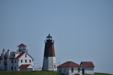 rhode island light house on the coast