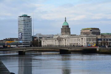Fototapeta na wymiar Architecture Centre Ville Dublin Irlande