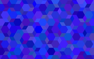 Fototapeta na wymiar bright mosaic. blue geometric background made of rhombuses and hexagons.