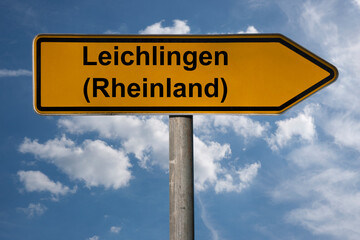 Wegweiser Leichlingen (Rheinland)