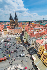 Obraz premium Old Town Square in Prague, Czech Republic.