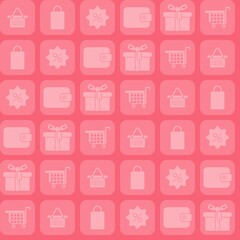 seamless pattern pink goods from the store on sale
