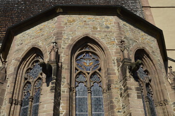 Obraz premium The apse of the St. Marien Church in Lemgo, Germany 