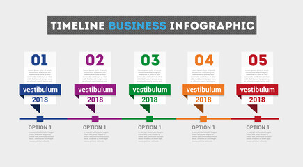 Business timeline. Infographics timeline elements and steps to goal. Business roadmap marketing concept.