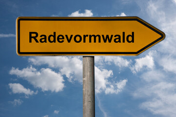 Wegweiser Radevormwald