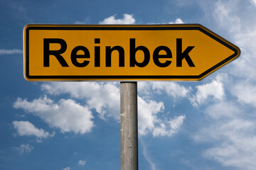 Obraz premium Wegweiser Reinbek