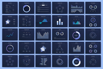 Big set of infographics elements. EPS10. Stock vector