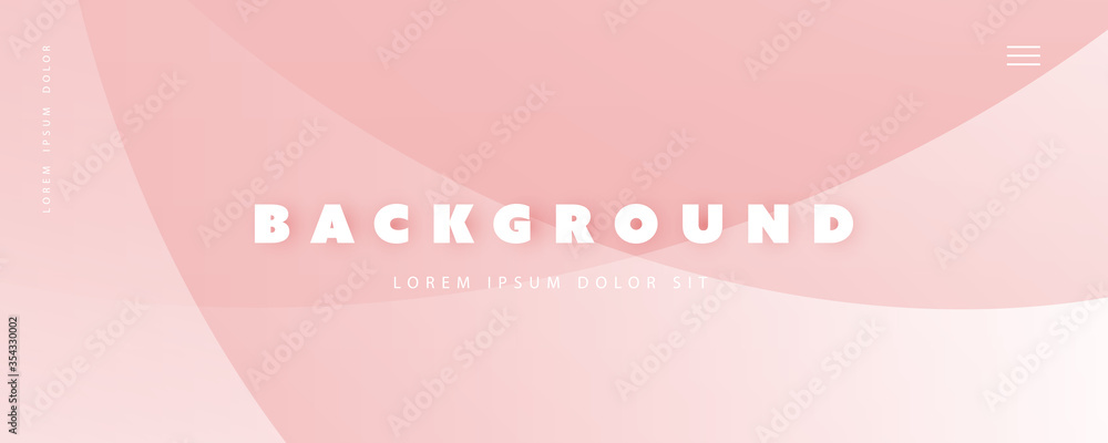Poster abstract pink minimal geometric pattern background, multi purpose template, gradient shapes composit