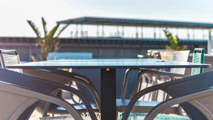 outdoor chairs and table