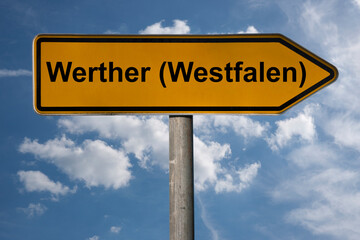 Wegweiser Werther (Westfalen)