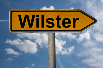 Obraz premium Wegweiser Wilster