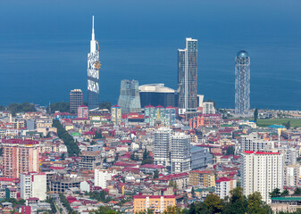 Batumi. Aerial view of the city.