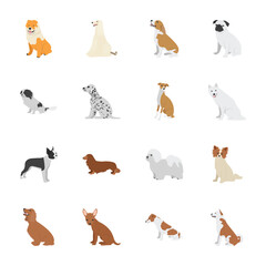 Pet Dogs Icons