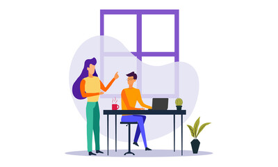 Business People Working Together 