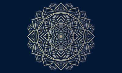 Luxury Floral Mandala Ornament Design Background