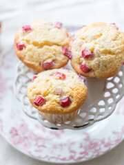 ルバーブを使ったマフィン