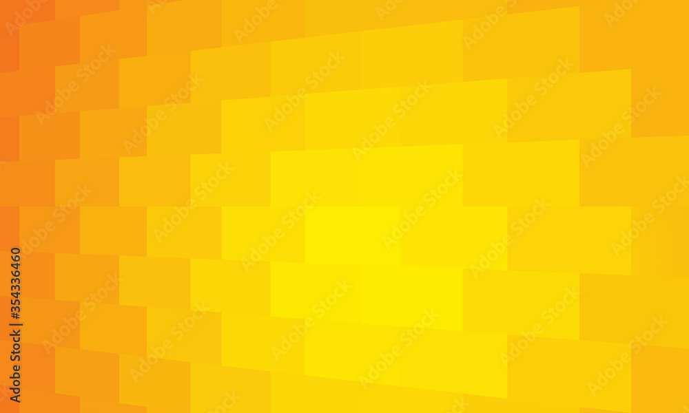 Poster background from yellow mosaic. abstract orange background textures. geometric pattern. minimalistic 