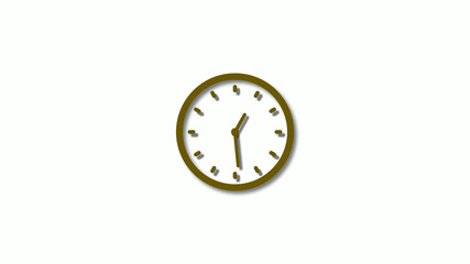 New yellow dark 3d clock icon,counting down clock images