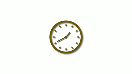 New yellow dark 3d clock icon,counting down clock images